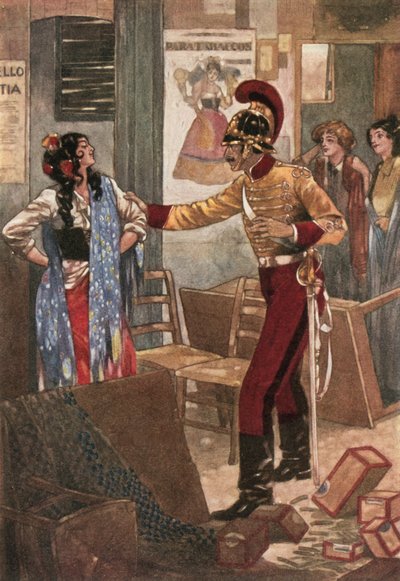 El arresto de Carmen de René Bull